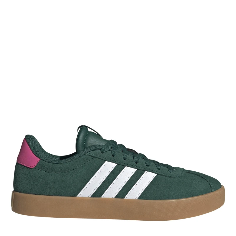 Image of adidas VL Court 3.0 Womens Green/Pink female 7 (40.7)