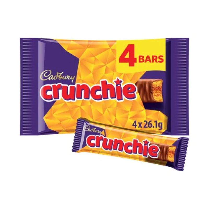 Image of Cadbury Crunchie 4 Bar Multipack 104.4g (10 Pack) 4248447