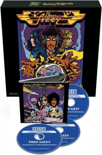 Image of Thin Lizzy Vagabonds Of The Western World - Deluxe 3CD/Bluray Box Set - Sealed 2023 UK cd album box set 5587532