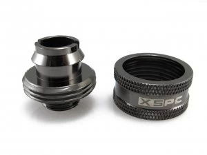Image of XSPC G1/4" to 1/2" ID 3/4" OD Compression Fitting (Chrome) V2