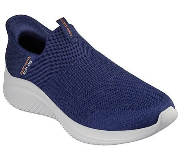 Image of Skechers Mens Slip Ins Ultra Flex 3.0 WIDE Slip On Trainers - UK 10 Blue male PS3806NVY10