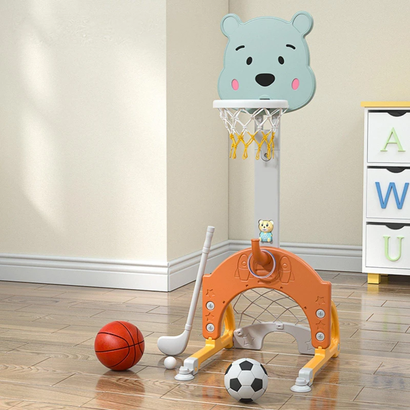Image of KIDKID Cartoon Panda Basketball Stand with Music Green unisex One size