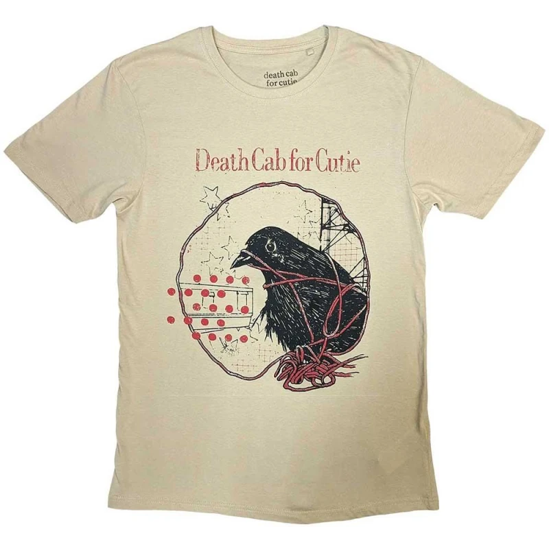 Image of Death Cab for Cutie Mens String Theory T-Shirt in Natural Size: Large Natural Male L