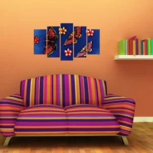 Image of 5PMX-086 Multicolor Decorative MDF Painting (5 Pieces)