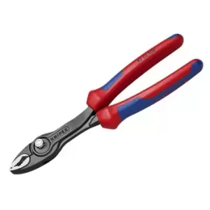 Image of Knipex TwinGrip Slip Joint Pliers Multi-Component Grip 200mm KPX8202200SB