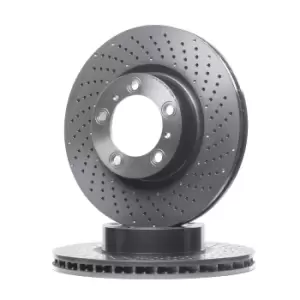 Image of BREMBO Brake disc PORSCHE 09.D931.11 99735140200,99735140201 Brake rotor,Brake discs,Brake rotors