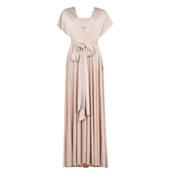 Image of Biba Multiway Deep V Dress - Champagne