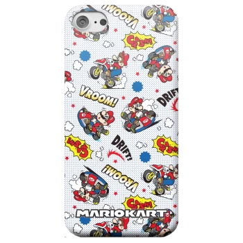 Image of Nintendo Mario Kart Colour Comic Phone Case - iPhone 5C - Tough Case - Matte