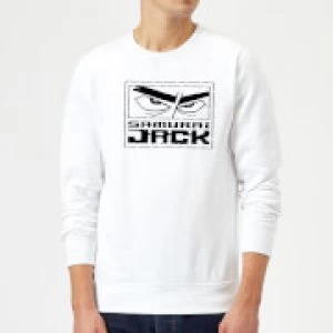 Image of Samurai Jack Stylised Logo Sweatshirt - White - S