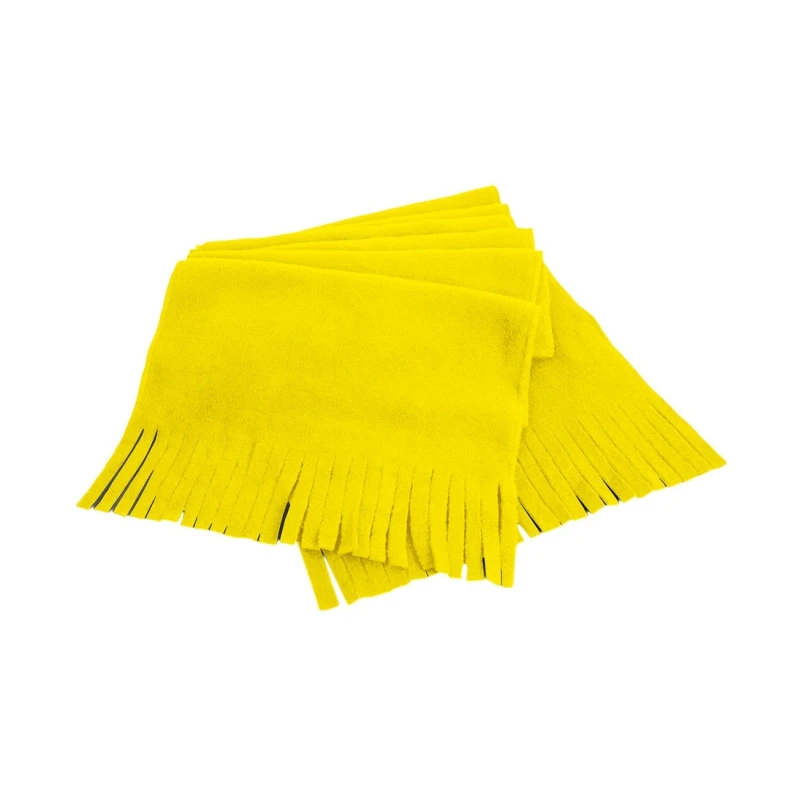 Image of Result Result Men Tassel Polartherm Winter Scarf in Yellow Yellow One Size Male 5063470449057