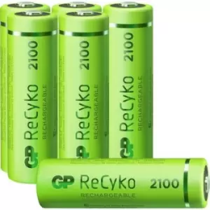 Image of GP Batteries ReCyko+ HR06 4+2 gratis AA battery (rechargeable) NiMH 2100 mAh 1.2 V 6 pc(s)