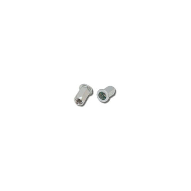 Image of Jrp Riveting Products M8 X 18.0 Steel Flat Head Rivet Nuts - Jrprnsfhh0835
