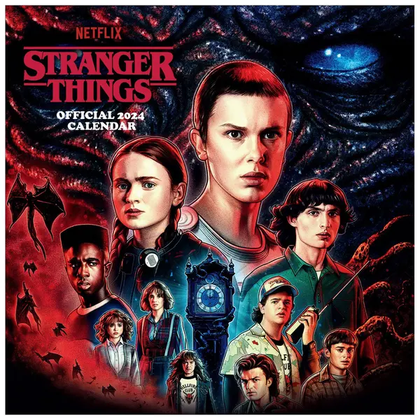 Image of DS Stranger Things Square Calendar 2024