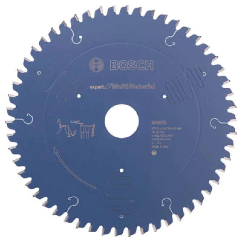 Image of Bosch Professional Expert Multi Material Circular Saw Blade - 210mm X 30mm X 2.4mm, 54 Teeth