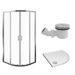 Image of Aqualux Framed 8 Quadrant Shower Enclosure Kit (800X800X2000mm) - Clear Glass
