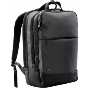 Image of Stormtech Adults Unisex Yaletown Commuter Backpack (One Size) (Carbon)