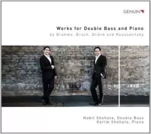 Image of Works for Double Bass and Piano By Brahms Bruch Gliere by Nabil Shehata CD Album