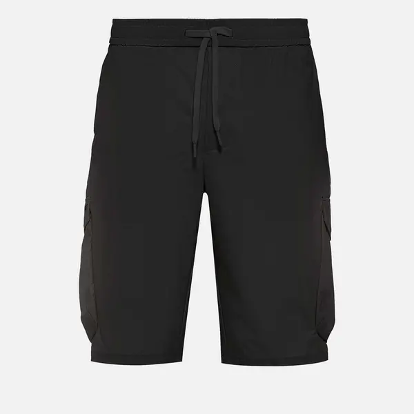 Image of BOSS Green S_Urbanex-Cargo1 Stretch-Shell Cargo Shorts - IT 48/M Black Shorts male 50511428-001 M