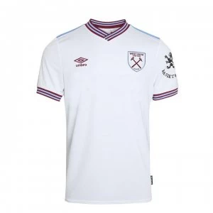 Image of Umbro West Ham United Away Shirt 2019 2020 Junior - White