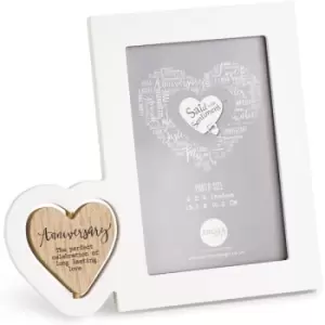Image of Said with Sentiment 7070 Anniversary Photo Frame