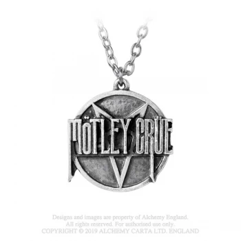 Image of Motley Crue - Pentagram Pendant
