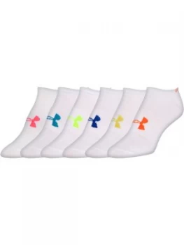 Image of Urban Armor Gear Solid No Show 6 Pack Socks Multi
