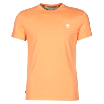 Image of Timberland SS DUNSTAN RIVER Pocket TEE SLIM mens T shirt in Pink - Sizes S,M,XL