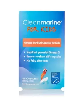 Image of Cleanmarine Krill Oil for Kids 60 Capsules