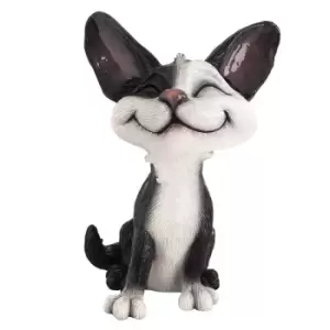 Image of Little Paws 3072 Domino Black & White Cat Figurine