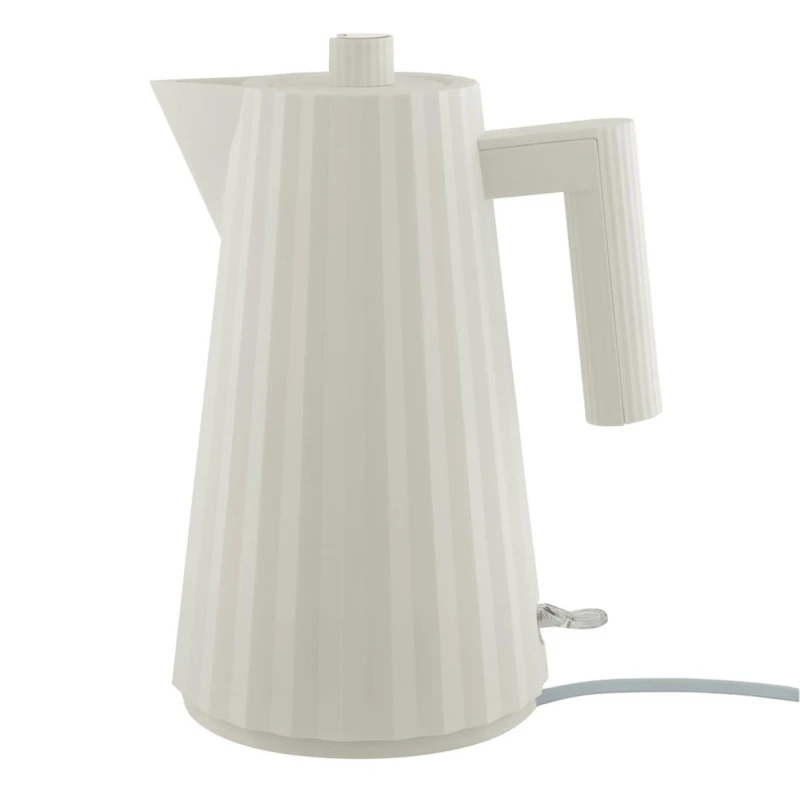 Image of Alessi Electric Kettle - Plisse White - 1L White MDL06/1WUK