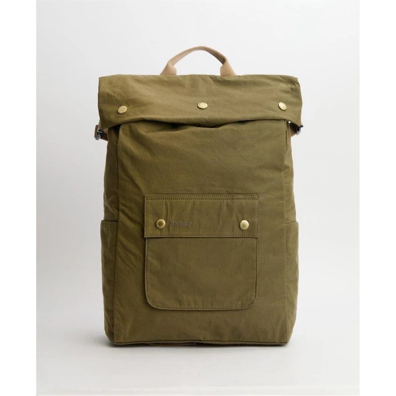 Image of Barbour Transport Foldover Backpack Bag