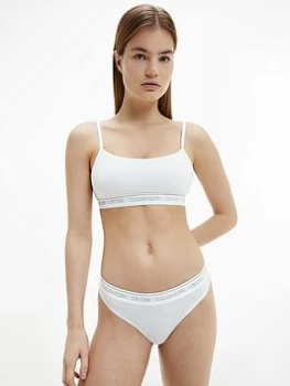 Image of Calvin Klein CK One Thong - White Size M Women