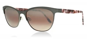 Image of Maui Jim Popoki Sunglasses Satin Dark Gunmetal 02S 54mm