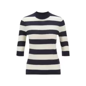 Image of Boss Faleena Stripe Sweatshirt - Multi