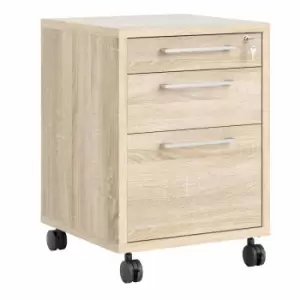 Image of Prima Mobile Filing Cabinet In Oak Effect