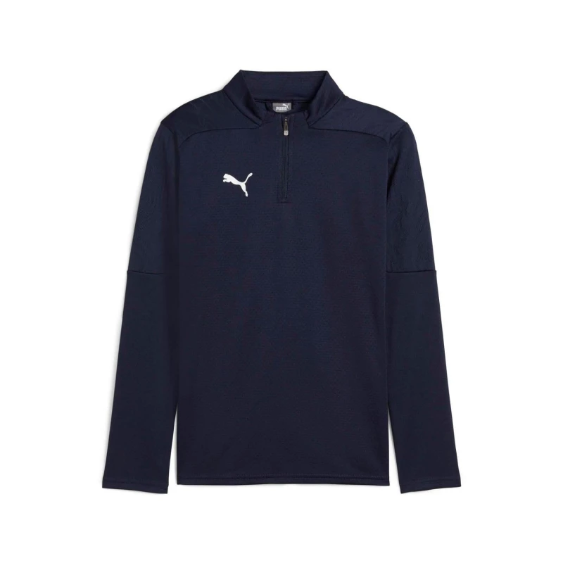 Image of Puma TeamFINAL Training quarter Zip Top Navy male 09-Oct