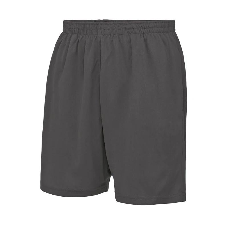 Image of Just Cool Just Cool Men Sports Shorts in Charcoal Size: X-Small Charcoal XS Male 5063470745340