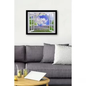 Image of SC0637 Multicolor Decorative Framed MDF Painting
