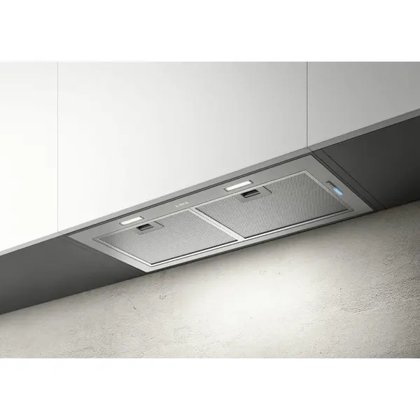 Image of Elica FOLD-GR-80 80cm Integrated Cooker Hood - Grey - For Ducted/Recirculating Ventilation