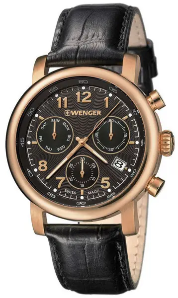 Image of Wenger Watch Urban Classic Chrono - Black WG-404