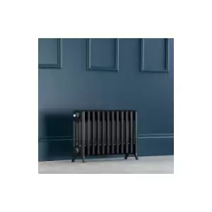 Image of Arroll - Traditional Colosseum Horizontal Quad Bar Column Radiators 450 x 728 Anthracite - Grey