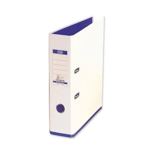 Image of Elba MyColour A4 Lever Arch File Polypropylene 80mm White/Purple Single