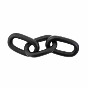 Image of Interiors By Ph Large Chain Sculpture Black Aluminium