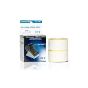 Image of Seiko SLP-R2RL White Self-adhesive printer label