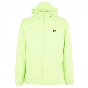 Image of Lyle and Scott Lyle Full Zip Hooded Jacket - Neon Green Z913