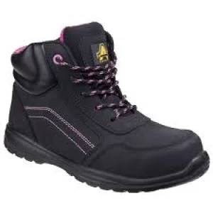 Image of Amblers Lydia Composite Safety Boots With Side Zip, Ladies, Black, Size 2 (pair 2 each)