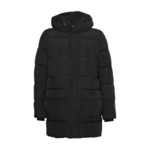 Image of Calvin Klein Crinkle Nylon Longlength Puffer - Black