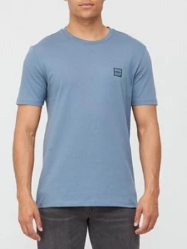 Image of Hugo Boss Tales Chest Logo T-Shirt Grey Size XS Men