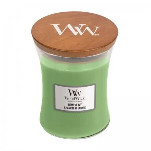 Image of Woodwick Hemp And Ivy Scented Candle 275g