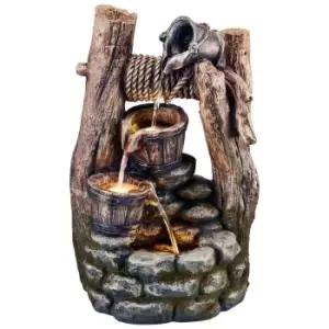 Image of Garden Gear Serenity Double Bucket Wishing Well Water Feature